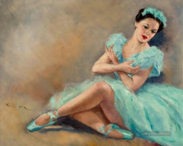 Ballett in blau Ölgemälde